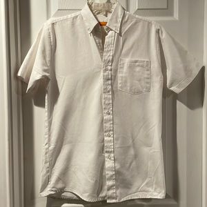 Boys 18 Button Down School Uniform Short Sleeve Shirt